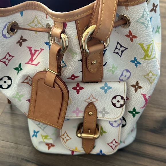 Louis Vuitton Monogram Multicolor Blanc Petite Noe Bucket Bag - Picture 3 of 9